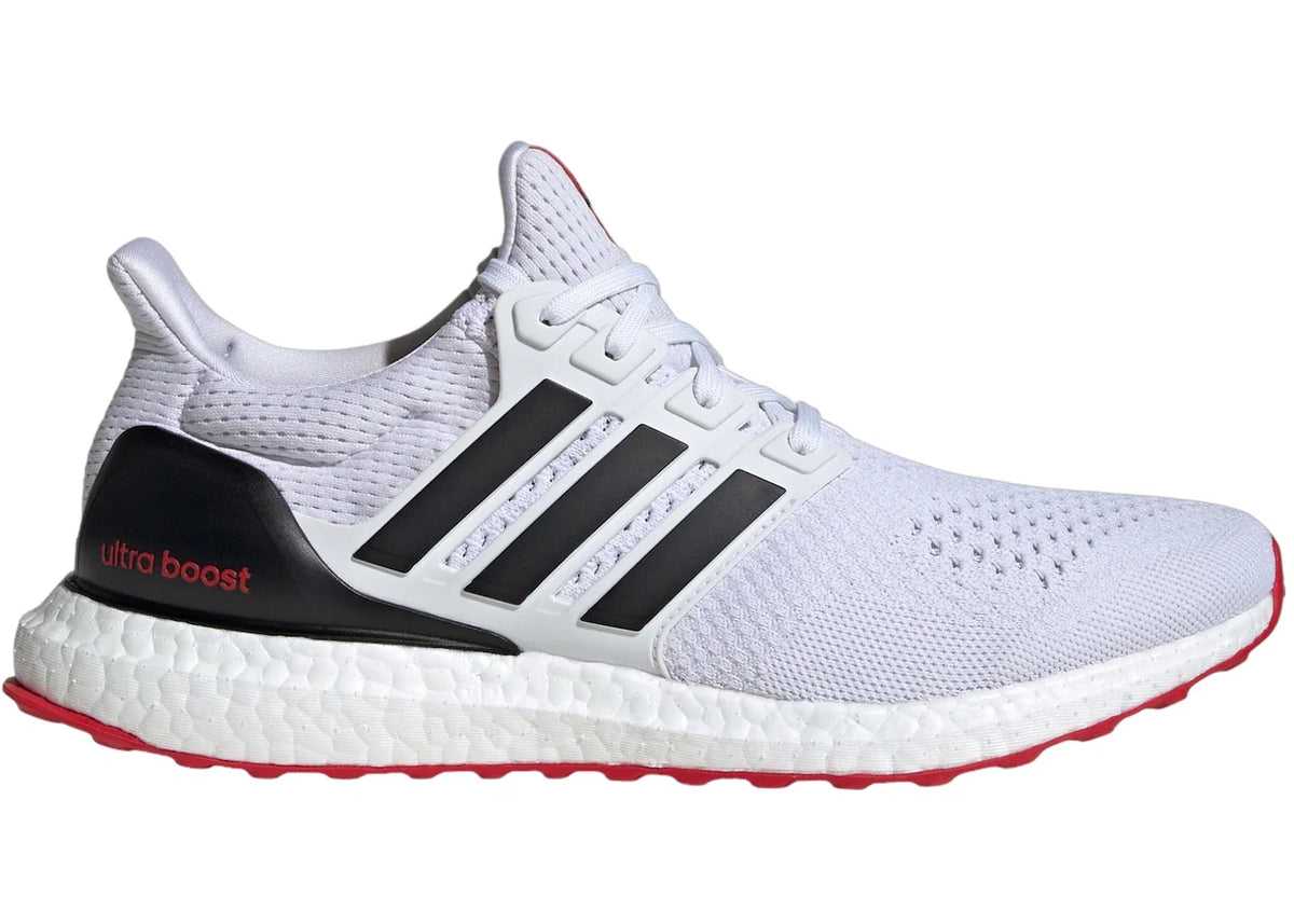 adidas Ultra Boost 1.0 Cloud White Core Black Better Scarlet
